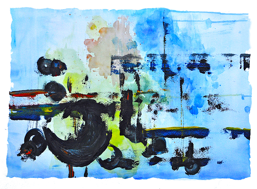 Untitled - Acrylic On Acid Proof Paper by Kaori Arai