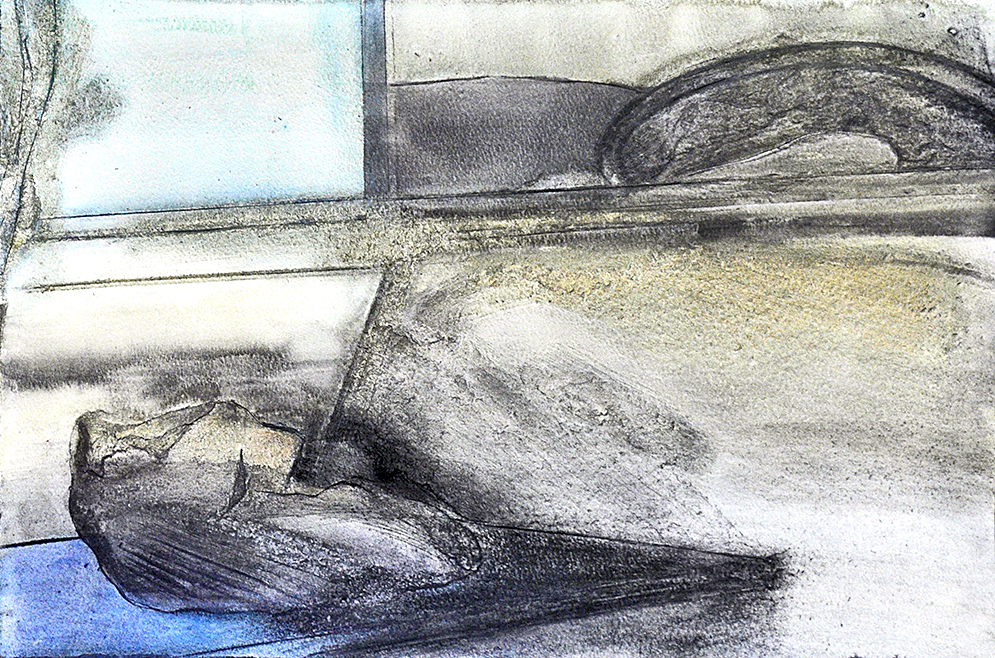 Untitled - Mix Media On Acid Proof Paper by Vishakha Apte