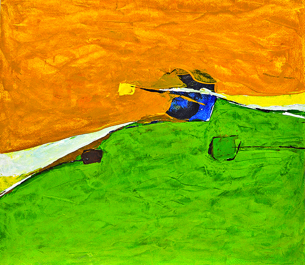 Untitled - Acrylic On Acid Proof Paper by Vrushali Joshi 