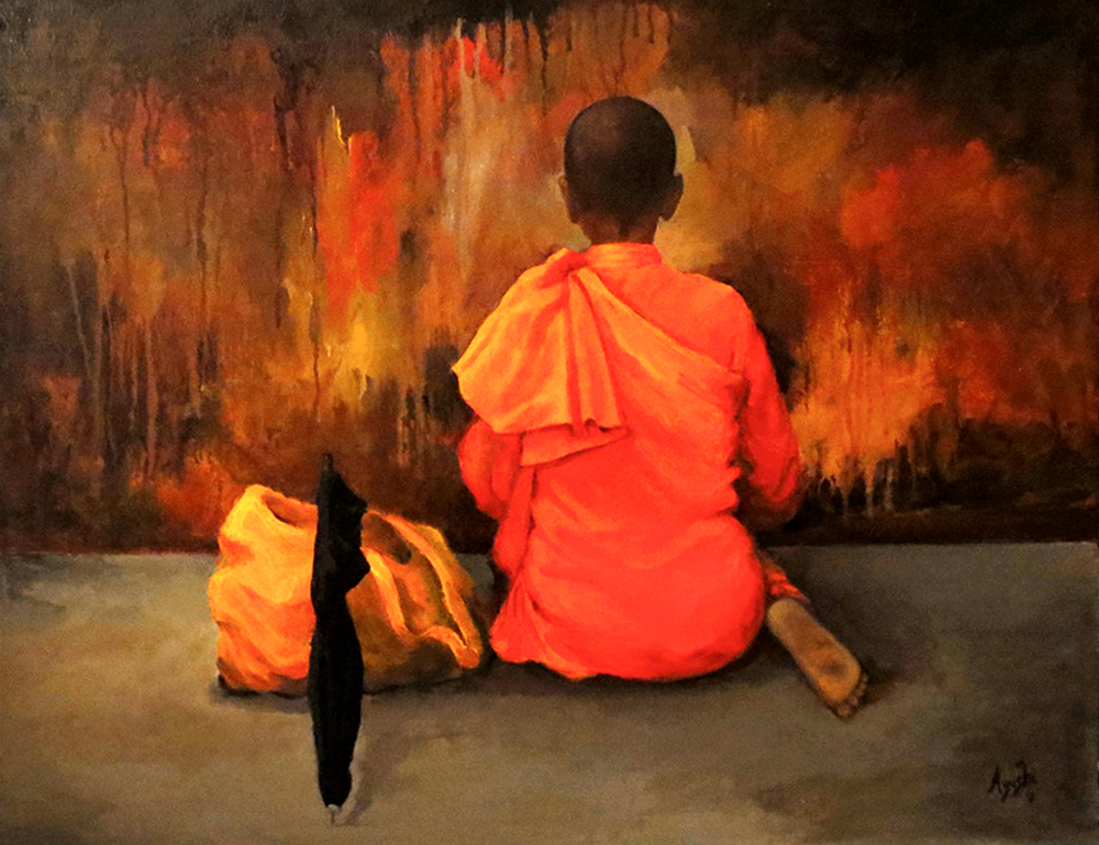 Tranquility- Acylic Painting by Ayushi Jain 