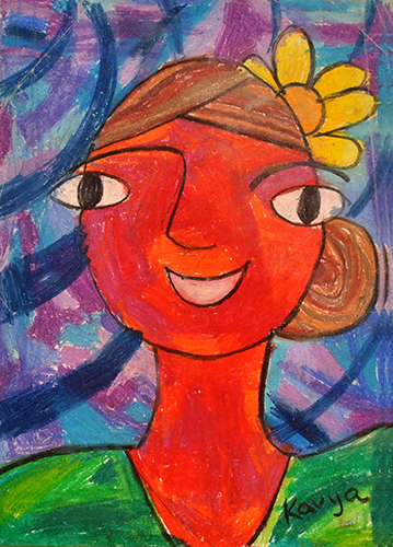 Self Portrait By Kavya Shah