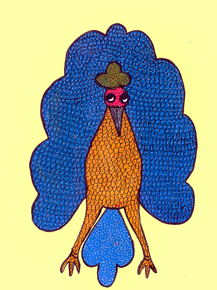Gond Art By Raj kumar Shyam