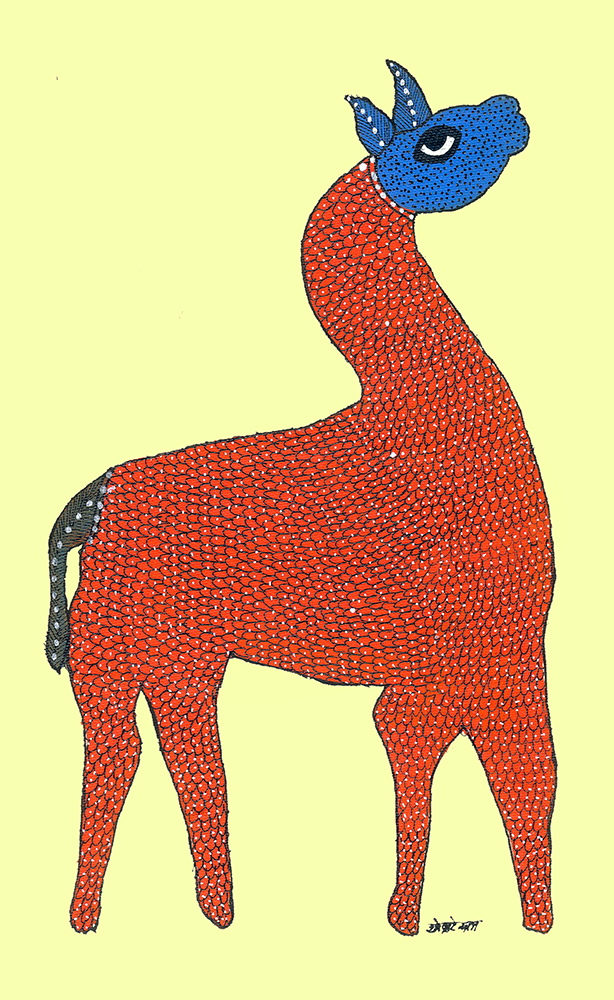 Gond Art By Raj kumar Shyam