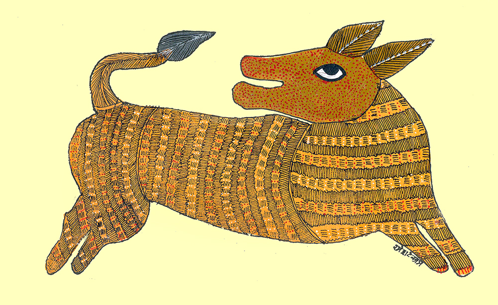 Gond Art By Raj kumar Shyam