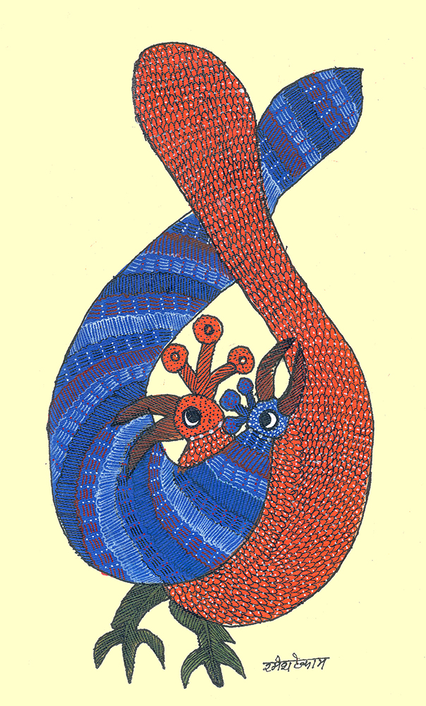 Gond Art By Raj kumar Shyam