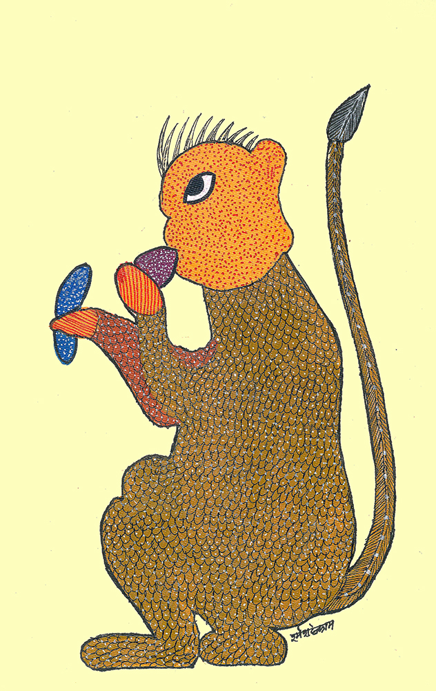 Gond Art By Raj kumar Shyam