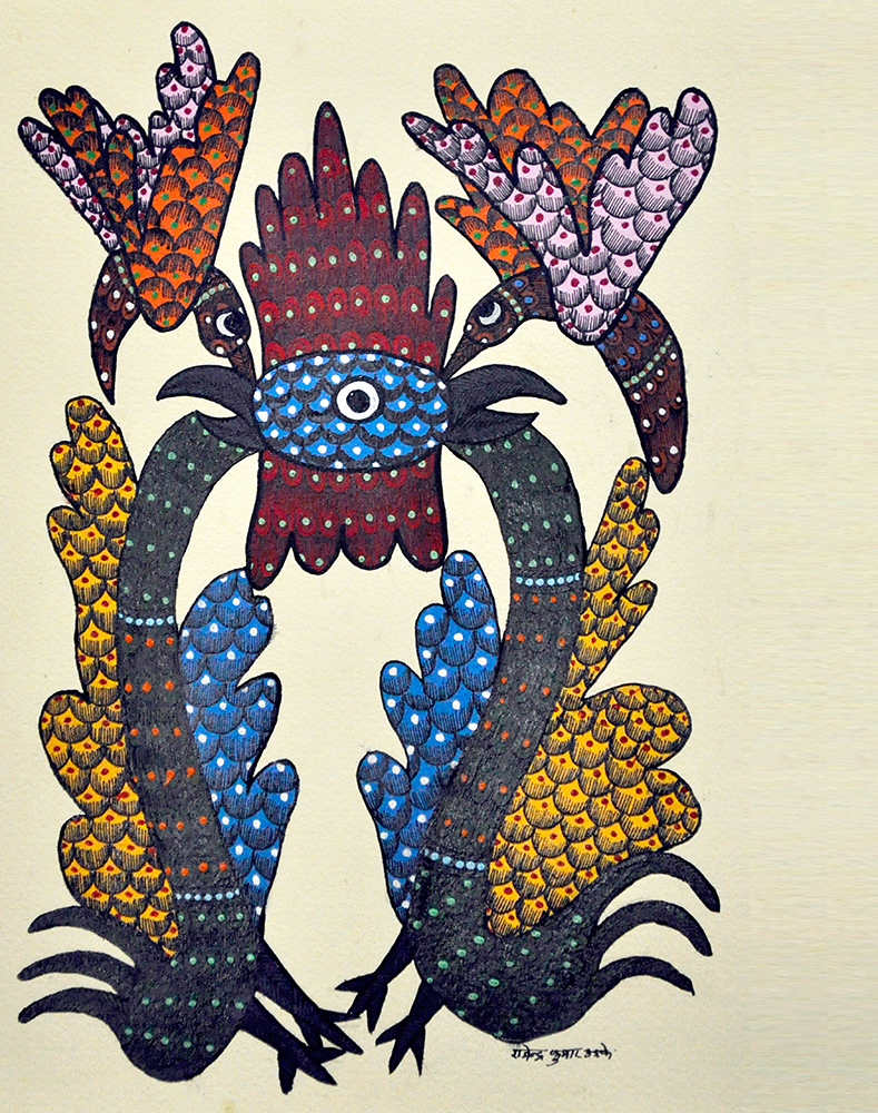 Gond Art By Raj kumar Shyam