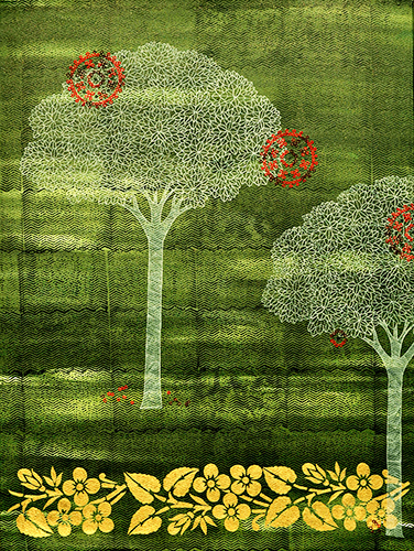 Untitled 1 - Acrylic On Canvas by Nikita Parekh
