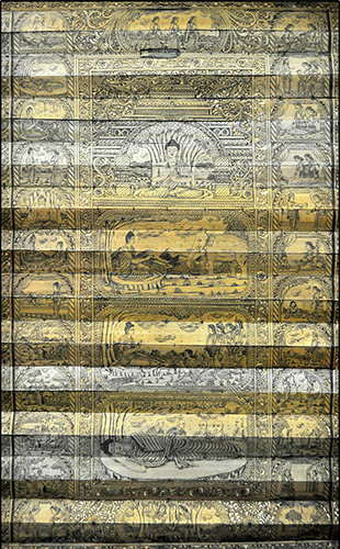 Devoutness - Pattachitra (Folk & Tribal Art) - Natural Colour Art 
by Narayan Barki