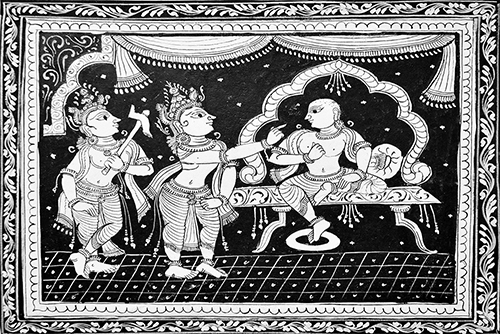 Devotion - Pattachitra (Folk & Tribal Art) - Natural Colour Art 
by Purna Chandra Maharana 