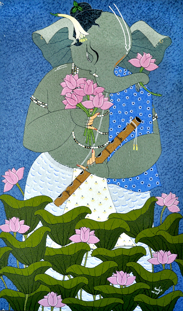 Natural Colour & Acrylic Painting by Artist Apu Debnath