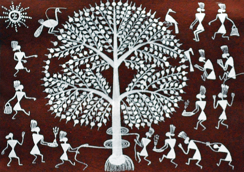 Ethos - Warli Painting by Ganesh Wangadd